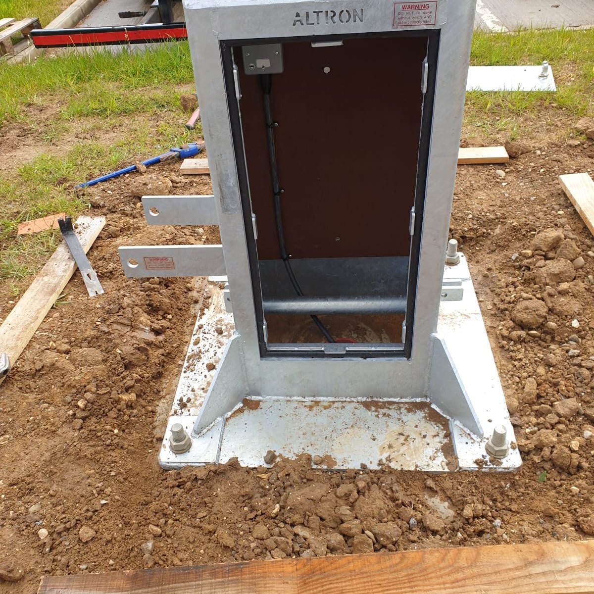12m Camera Column Installation